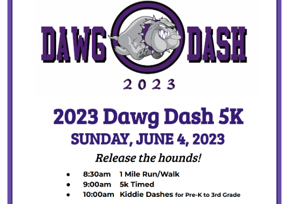  RFH Dawg Dash will take place on Sunday, June 4th